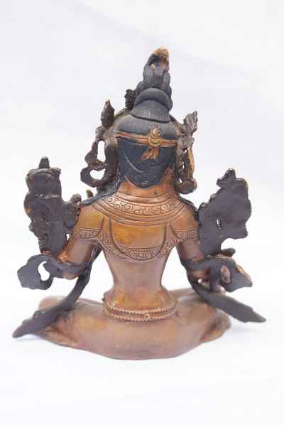 Green Tara Statue, [glossy], [sold]