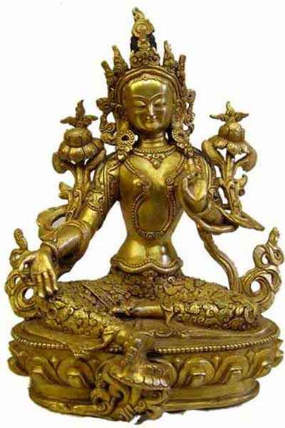 Green Tara Statue, [sold]