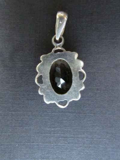 Faceted Smokey Quartz Pendanta