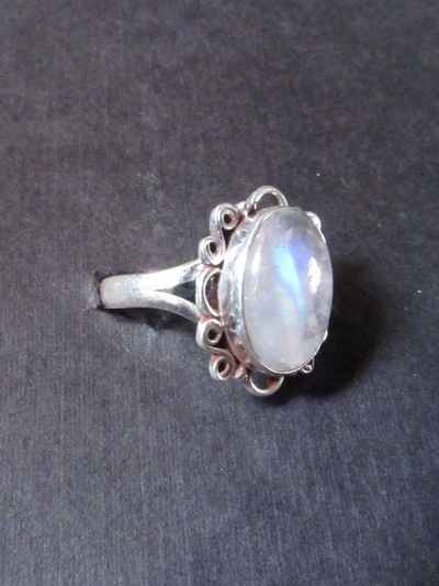 Rainbow Moonstone Ring, [sold]