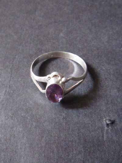 Faceted Amethyst Ring, [sold]