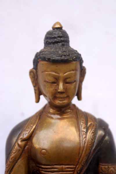 Shakyamuni Buddha Statue, [double Color Oxidize]