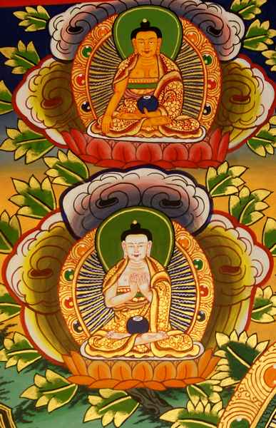 Chenrezig Thangka, [sold]