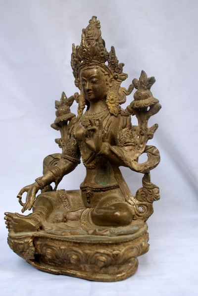 Green Tara Statue, [sold]