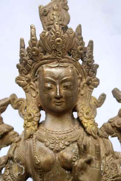 Green Tara Statue, [sold]