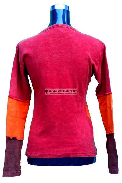 Rib Cotton Full Sleeve T-shirt